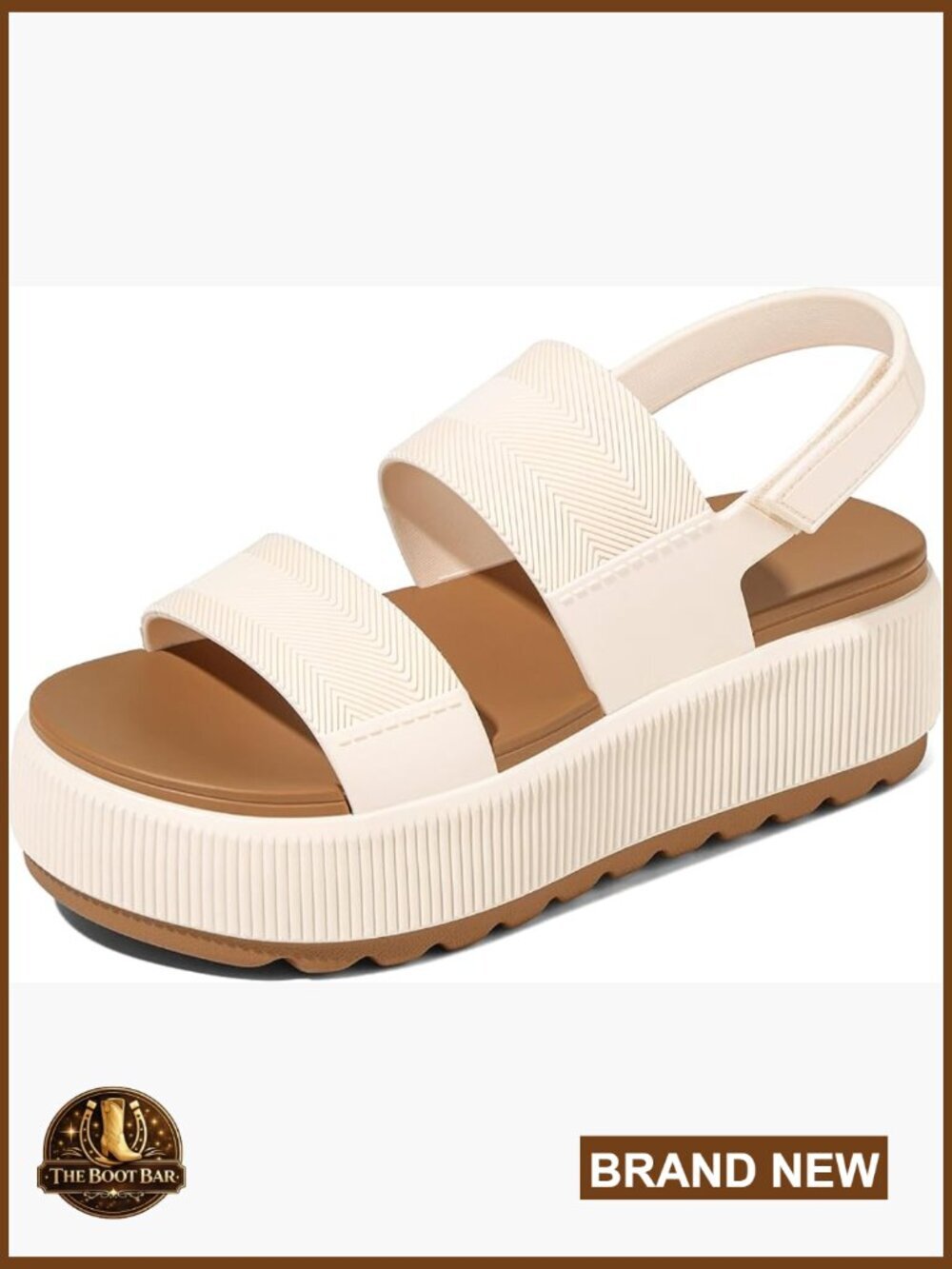 Chunky Wedge Lug Sole Platform Sandals for Women Waterproof Summer Beach Shoes